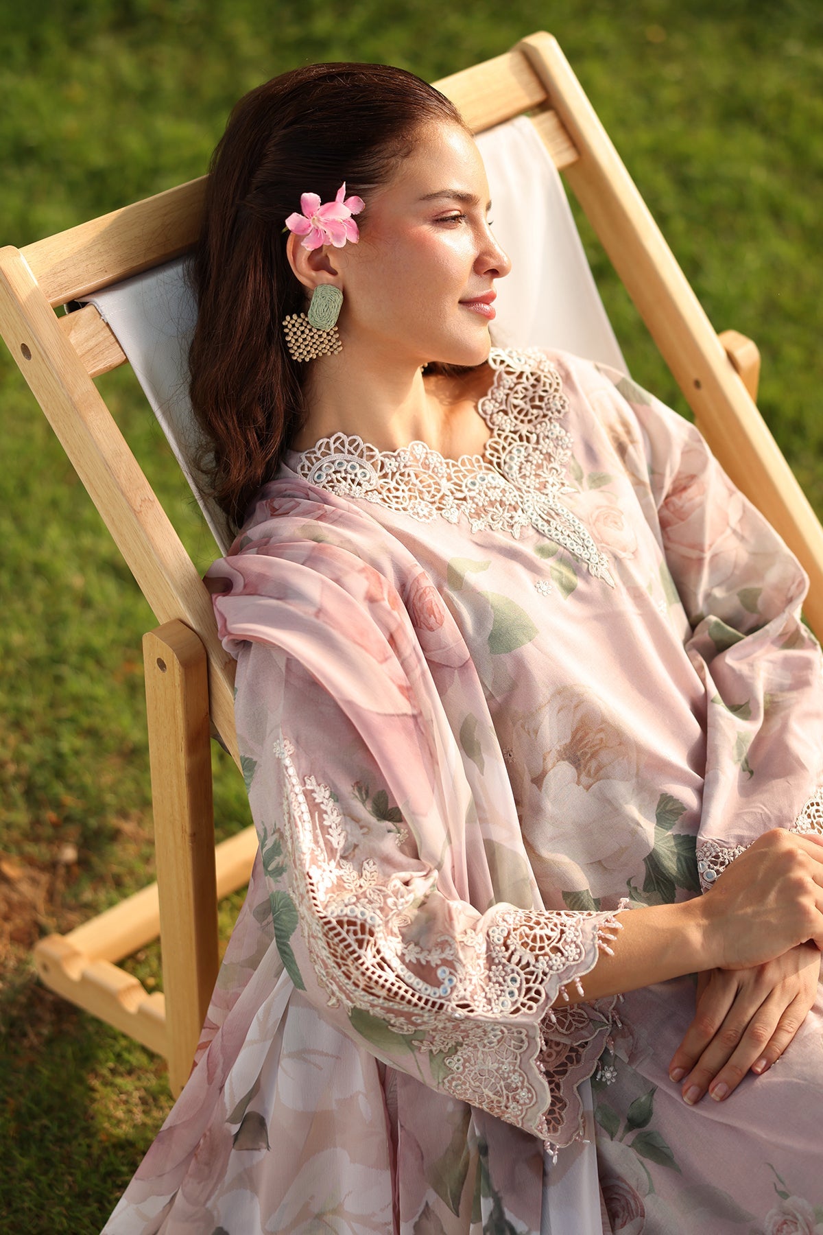 EMBROIDERED PRINTED LAWN SF-4241