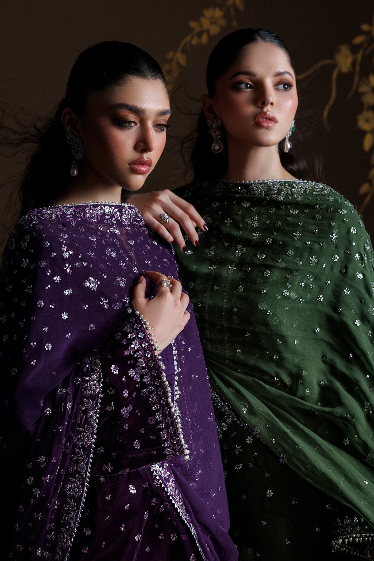 EMBROIDERED VELVET SF-4546