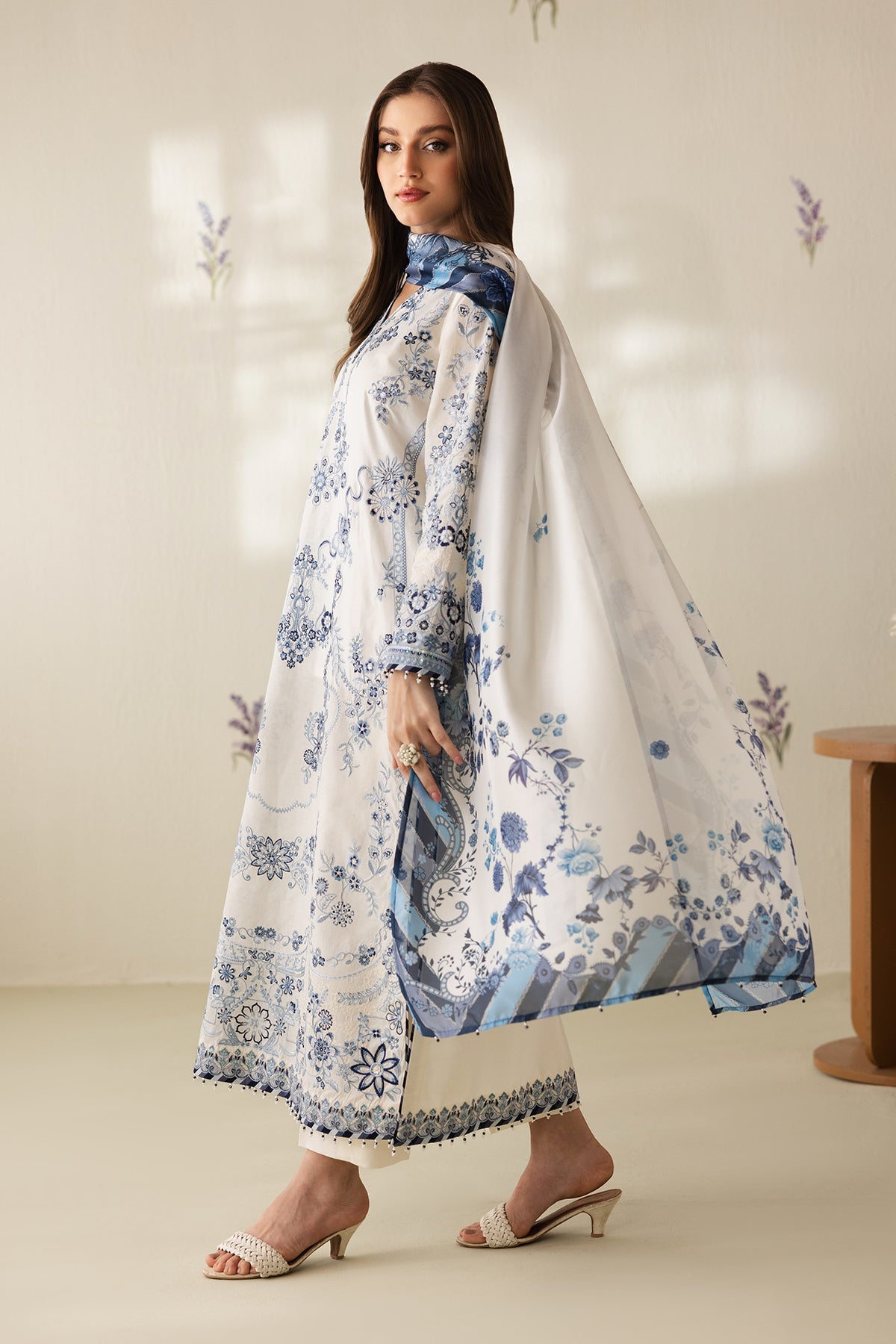 EMBROIDERED LAWN SF-4423