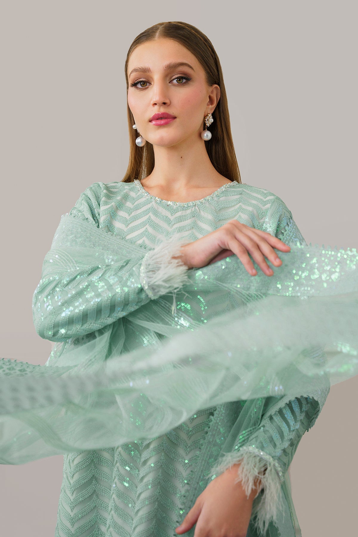 EMBROIDERED NET UF-517